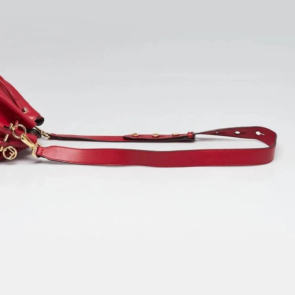 Fendi Strawberry Calfskin Leather Mon Tresor Bucket Bag - Picture 5 of 11